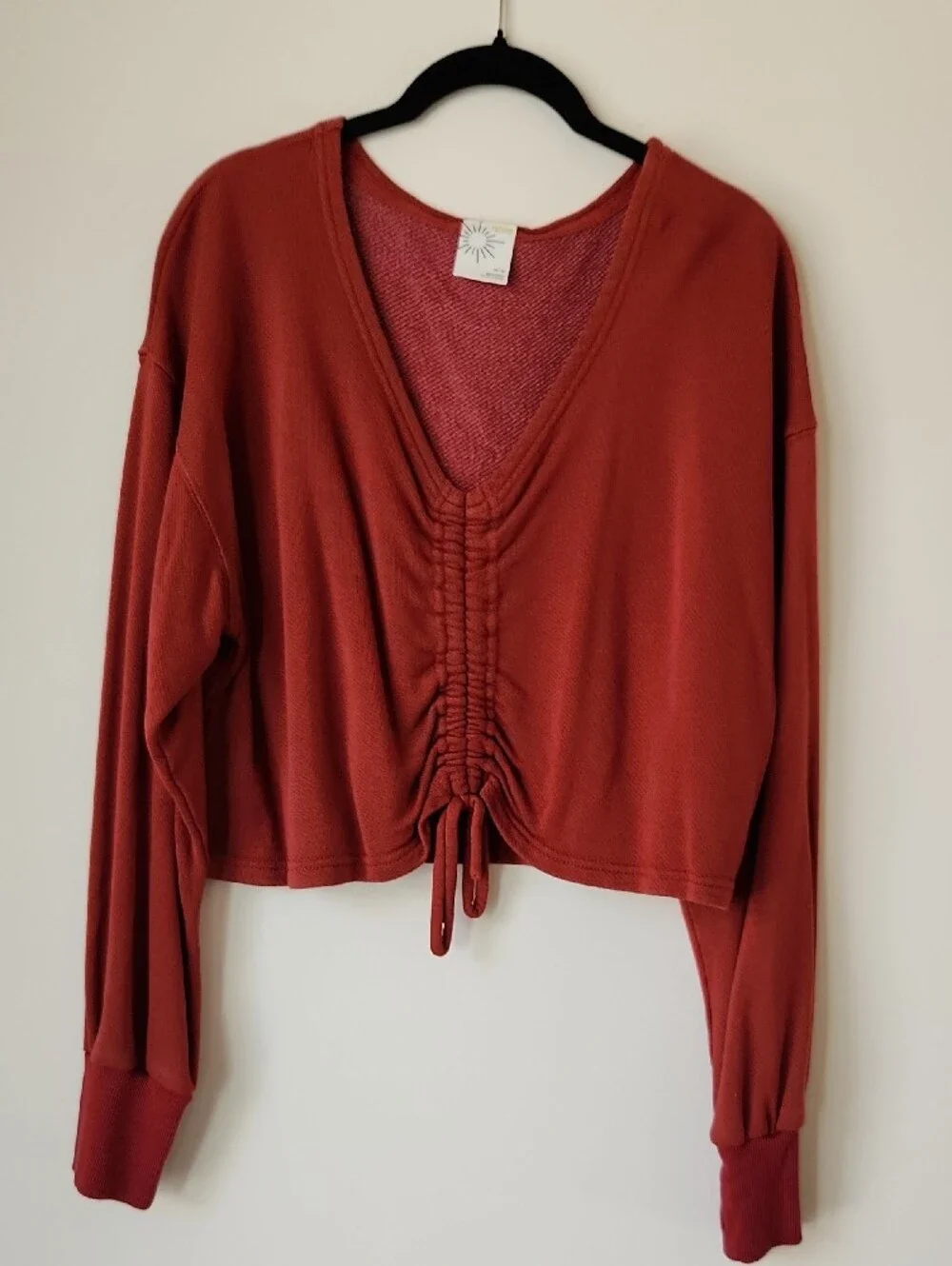 aerie - Like New Keep It 100 Terry Cinch Front Crewneck - M